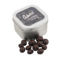 Large Window Tin with Chocolate Covered Espresso Beans